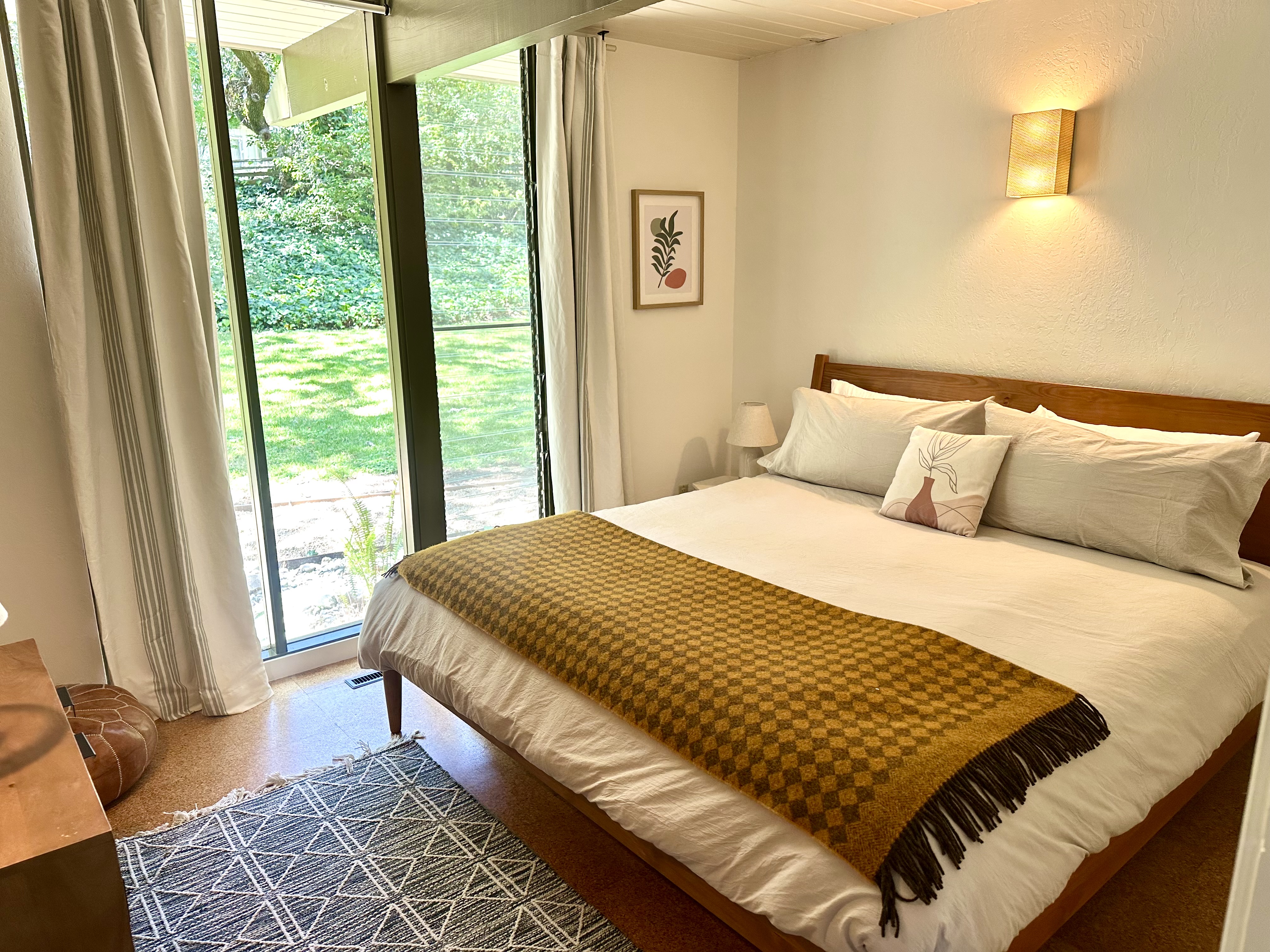 Bedroom two, with a king bed