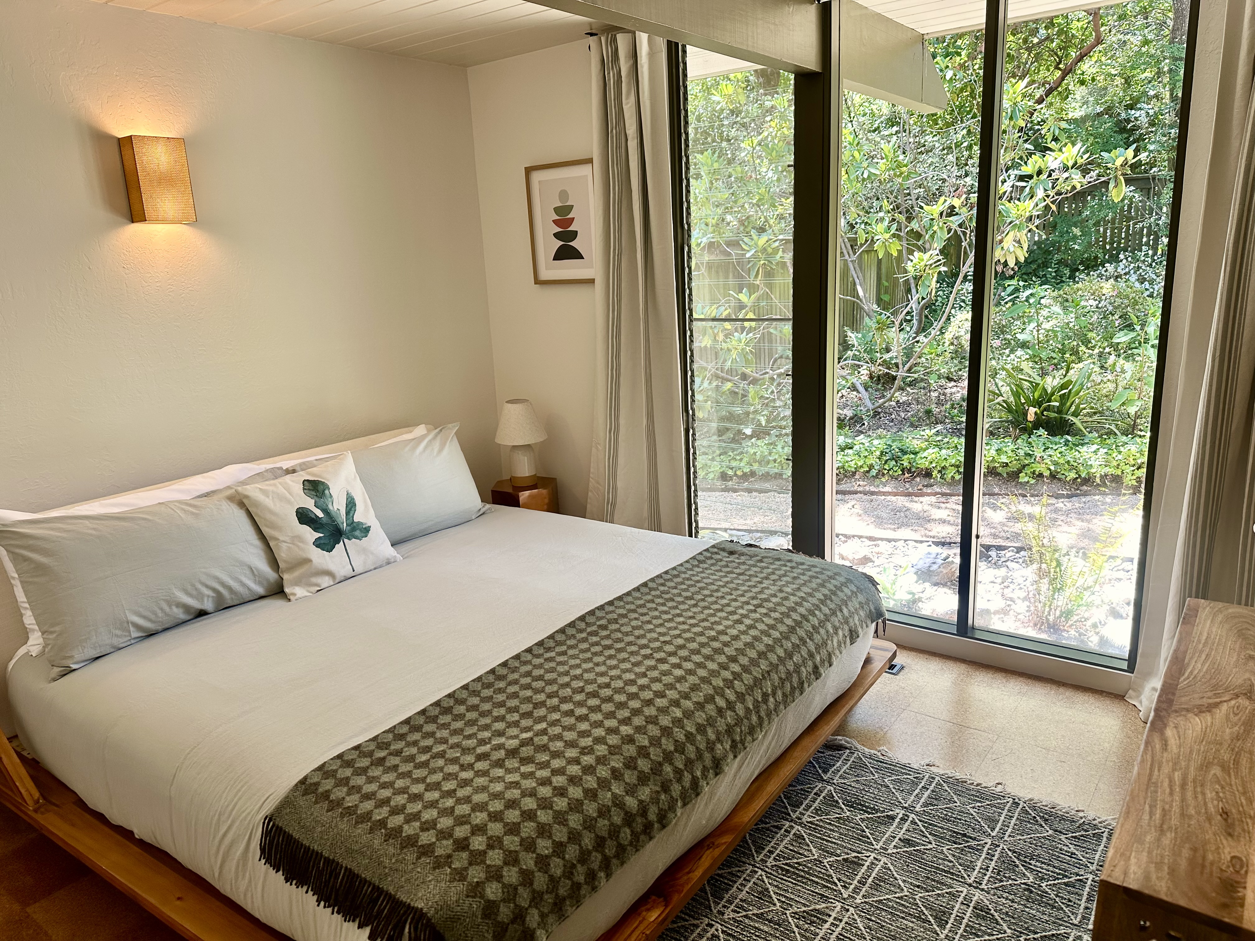 Bedroom three, with a king bed